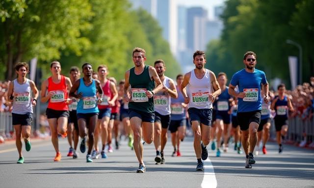 Runners at HopeCare Charity Marathon